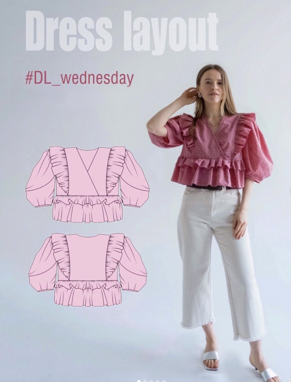 dress-layout] Блузка DL_Wednesday. Размер 40-48. Рост 162-168