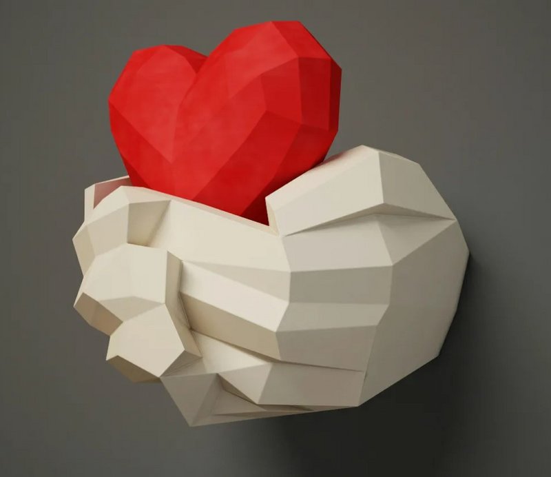 origami heart 3D | Источник sunrise-food.ru… | Flickr